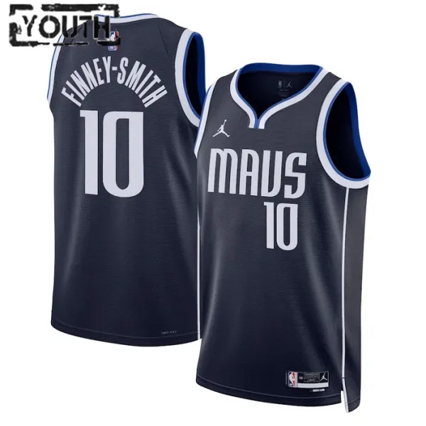 Dallas Mavericks Jordan Dorian Finney-Smith 10 Lasten Pelipaita Statement Edition Swingman Laivasto Dallas Mavericks Jordan Dorian Finney-Smith 10 Lasten Pelipaita Statement Edition Swingman Laivasto