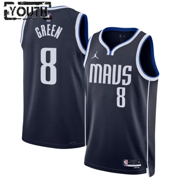 Dallas Mavericks Jordan Josh Green 8 Lasten Pelipaita Statement Edition Swingman Laivasto Dallas Mavericks Jordan Josh Green 8 Lasten Pelipaita Statement Edition Swingman Laivasto