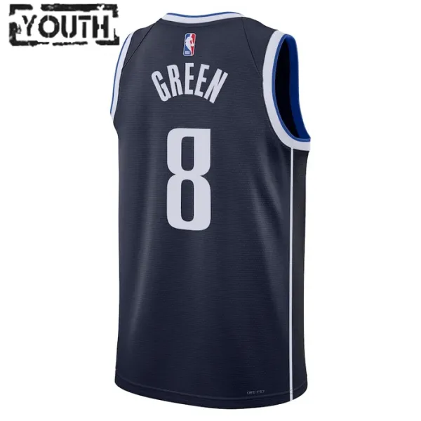 Dallas Mavericks Jordan Josh Green 8 Lasten Pelipaita Statement Edition Swingman Laivasto