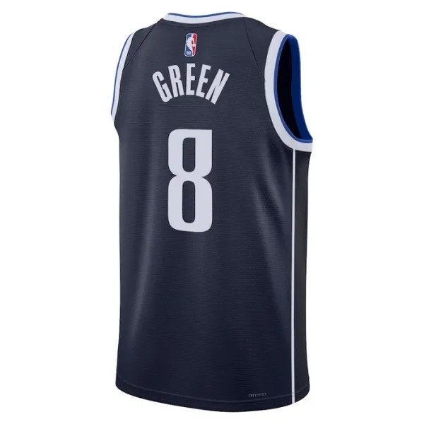 Dallas Mavericks Jordan Josh Green 8 Miesten Pelipaita Statement Edition Swingman Laivasto