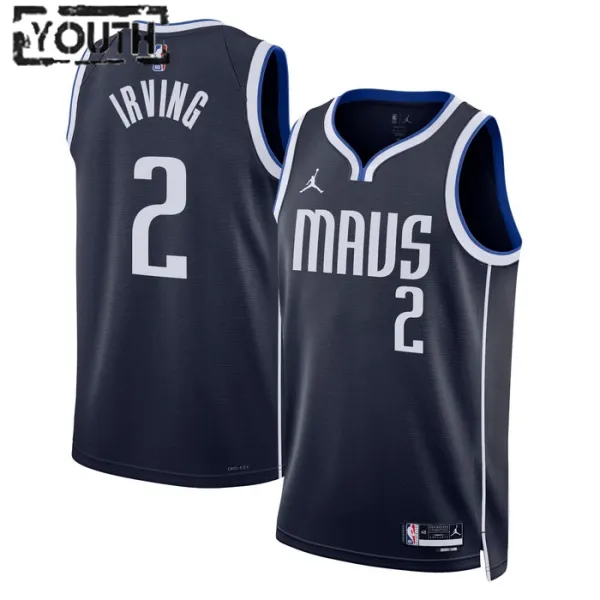 Dallas Mavericks Jordan Kyrie Irving 2 Lasten Pelipaita Statement Edition Swingman Laivasto Dallas Mavericks Jordan Kyrie Irving 2 Lasten Pelipaita Statement Edition Swingman Laivasto