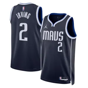 Dallas Mavericks Jordan Kyrie Irving 2 Miesten Pelipaita Statement Edition Swingman Laivasto