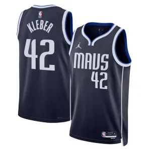 Dallas Mavericks Jordan Maximilian Kleber 42 Miesten Pelipaita Statement Edition Swingman Laivasto