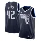 Dallas Mavericks Jordan Maximilian Kleber 42 Miesten Pelipaita Statement Edition Swingman Laivasto Dallas Mavericks Jordan Maximilian Kleber 42 Miesten Pelipaita Statement Edition Swingman Laivasto