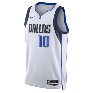 Nike Dallas Mavericks Dorian Finney-Smith 10 Miesten Pelipaita Association Edition Swingman Valkoinen