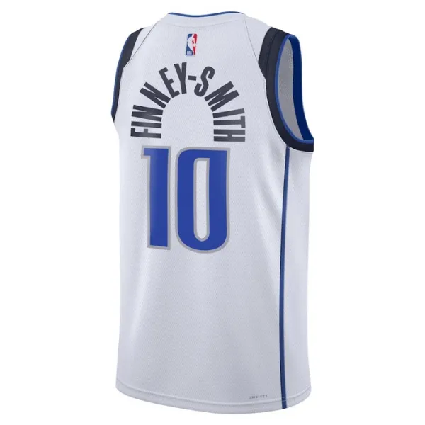 Nike Dallas Mavericks Dorian Finney-Smith 10 Miesten Pelipaita Association Edition Swingman Valkoinen