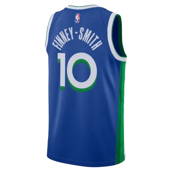 Nike Dallas Mavericks Dorian Finney-Smith 10 Miesten Pelipaita City Edition 2022-23 Swingman Sininen