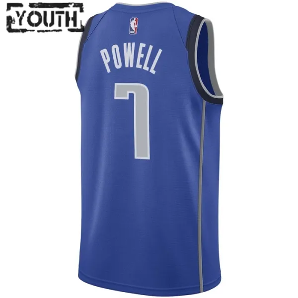 Nike Dallas Mavericks Dwight Powell 7 Lasten Pelipaita Icon Edition Swingman