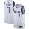 Nike Dallas Mavericks Dwight Powell 7 Miesten Pelipaita Association Edition Swingman Valkoinen
