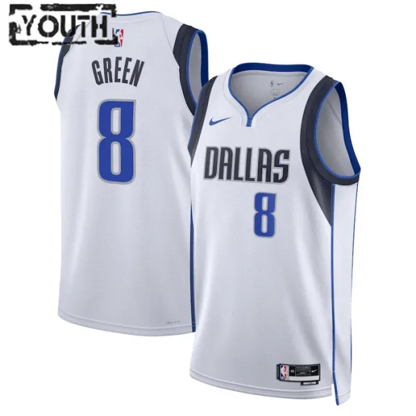 Nike Dallas Mavericks Josh Green 8 Lasten Pelipaita Association Edition Swingman Valkoinen Nike Dallas Mavericks Josh Green 8 Lasten Pelipaita Association Edition Swingman Valkoinen