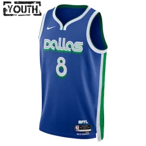 Nike Dallas Mavericks Josh Green 8 Lasten Pelipaita City Edition 2022-23 Swingman Sininen