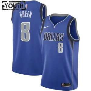 Nike Dallas Mavericks Josh Green 8 Lasten Pelipaita Icon Edition Swingman