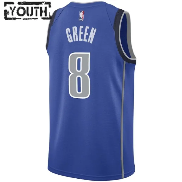 Nike Dallas Mavericks Josh Green 8 Lasten Pelipaita Icon Edition Swingman
