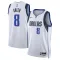 Nike Dallas Mavericks Josh Green 8 Miesten Pelipaita Association Edition Swingman Valkoinen