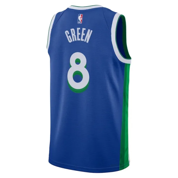 Nike Dallas Mavericks Josh Green 8 Miesten Pelipaita City Edition 2022-23 Swingman Sininen