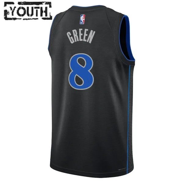 Nike Dallas Mavericks Josh Green Lasten Pelipaita City Edition 2023-24 Swingman Musta