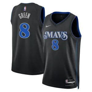 Nike Dallas Mavericks Josh Green Miesten Pelipaita City Edition 2023-24 Swingman Musta