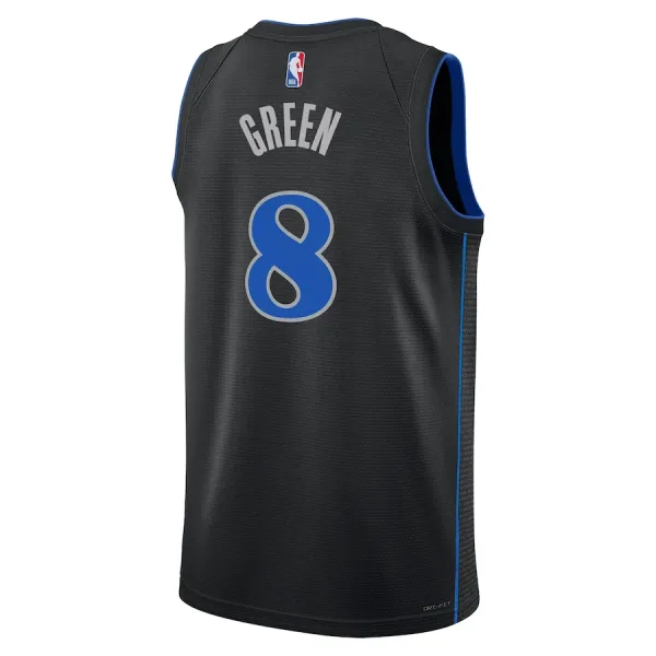 Nike Dallas Mavericks Josh Green Miesten Pelipaita City Edition 2023-24 Swingman Musta