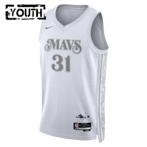 Nike Dallas Mavericks Klay Thompson Lasten Pelipaita City Edition 2024-25 Swingman Valkoinen