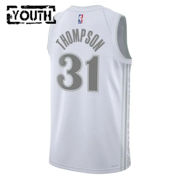 Nike Dallas Mavericks Klay Thompson Lasten Pelipaita City Edition 2024-25 Swingman Valkoinen