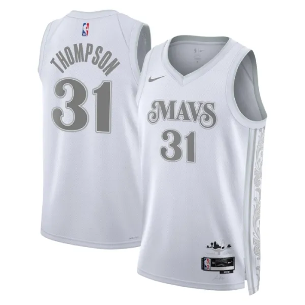 Nike Dallas Mavericks Klay Thompson Miesten Pelipaita City Edition 2024-25 Swingman Valkoinen Nike Dallas Mavericks Klay Thompson Miesten Pelipaita City Edition 2024-25 Swingman Valkoinen