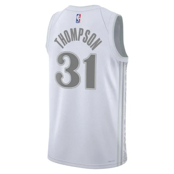 Nike Dallas Mavericks Klay Thompson Miesten Pelipaita City Edition 2024-25 Swingman Valkoinen