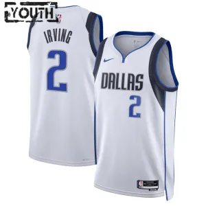 Nike Dallas Mavericks Kyrie Irving 2 Lasten Pelipaita Association Edition Swingman Valkoinen