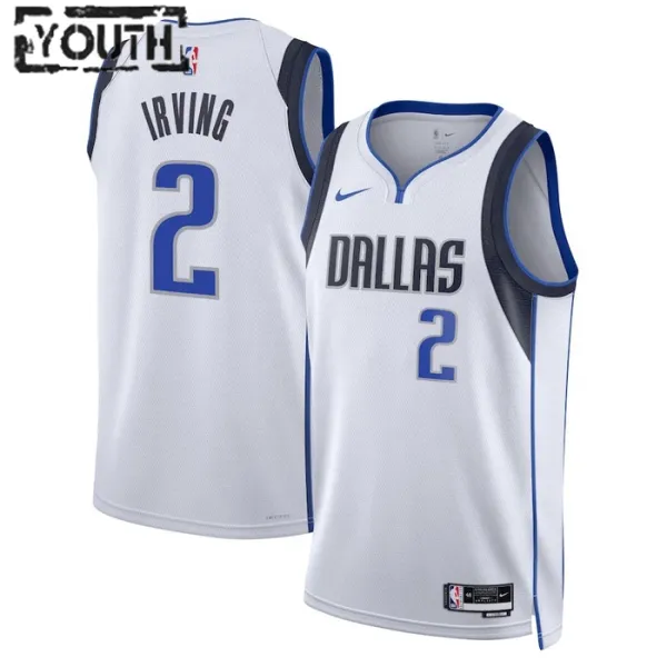 Nike Dallas Mavericks Kyrie Irving 2 Lasten Pelipaita Association Edition Swingman Valkoinen Nike Dallas Mavericks Kyrie Irving 2 Lasten Pelipaita Association Edition Swingman Valkoinen