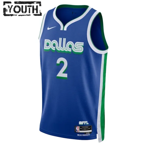 Nike Dallas Mavericks Kyrie Irving 2 Lasten Pelipaita City Edition 2022-23 Swingman Sininen