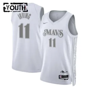 Nike Dallas Mavericks Kyrie Irving Lasten Pelipaita City Edition 2024-25 Swingman Valkoinen Nike Dallas Mavericks Kyrie Irving Lasten Pelipaita City Edition 2024-25 Swingman Valkoinen