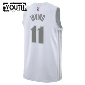 Nike Dallas Mavericks Kyrie Irving Lasten Pelipaita City Edition 2024-25 Swingman Valkoinen