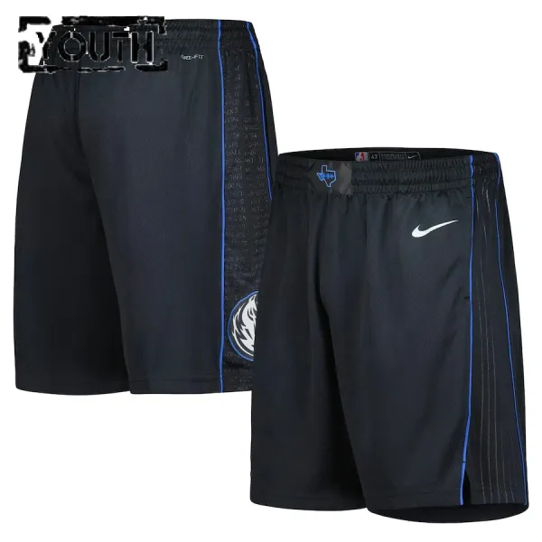 Nike Dallas Mavericks Lasten Shortsit City Edition 2023-24 Swingman Nike Dallas Mavericks Lasten Shortsit City Edition 2023-24 Swingman
