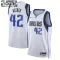Nike Dallas Mavericks Maximilian Kleber 42 Lasten Pelipaita Association Edition Swingman Valkoinen