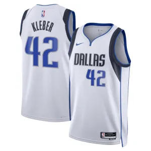 Nike Dallas Mavericks Maximilian Kleber 42 Miesten Pelipaita Association Edition Swingman Valkoinen