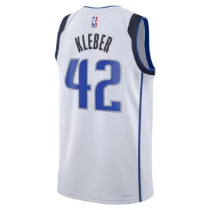 Nike Dallas Mavericks Maximilian Kleber 42 Miesten Pelipaita Association Edition Swingman Valkoinen