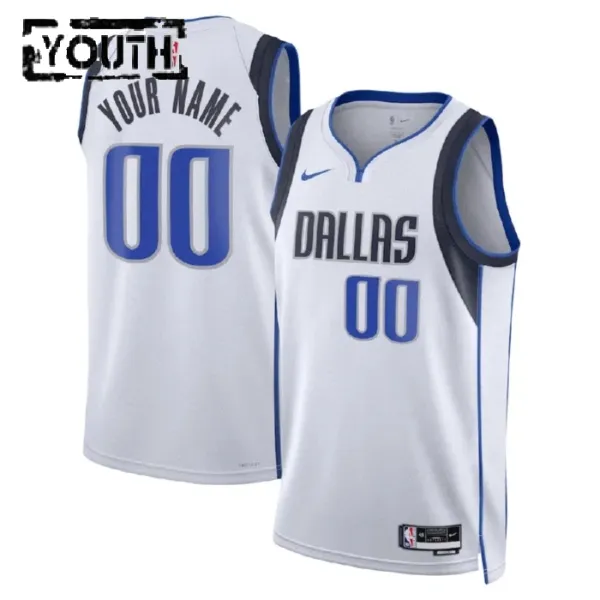 Nike Dallas Mavericks Personoitava Lasten Pelipaita Association Edition Swingman Valkoinen Nike Dallas Mavericks Personoitava Lasten Pelipaita Association Edition Swingman Valkoinen
