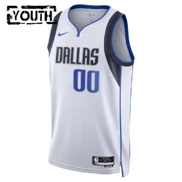 Nike Dallas Mavericks Personoitava Lasten Pelipaita Association Edition Swingman Valkoinen