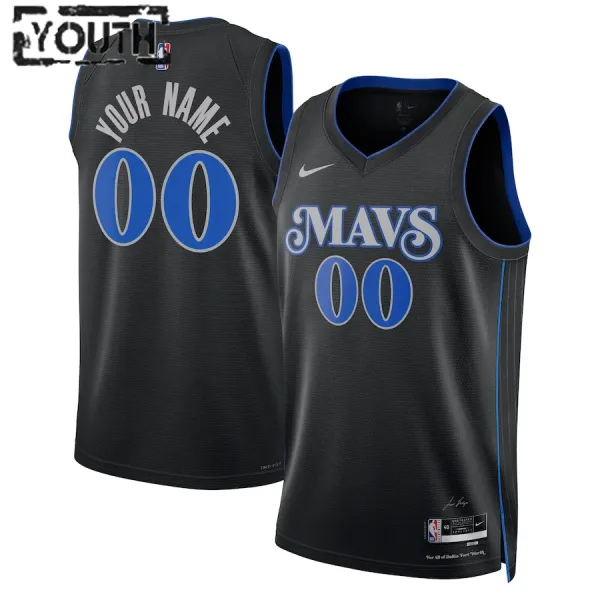 Nike Dallas Mavericks Personoitava Lasten Pelipaita City Edition 2023-24 Swingman Nike Dallas Mavericks Personoitava Lasten Pelipaita City Edition 2023-24 Swingman
