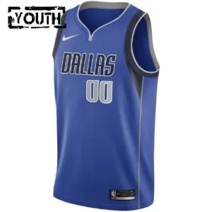 Nike Dallas Mavericks Personoitava Lasten Pelipaita Icon Edition Swingman Sininen