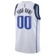 Nike Dallas Mavericks Personoitava Miesten Pelipaita Association Edition Swingman Valkoinen