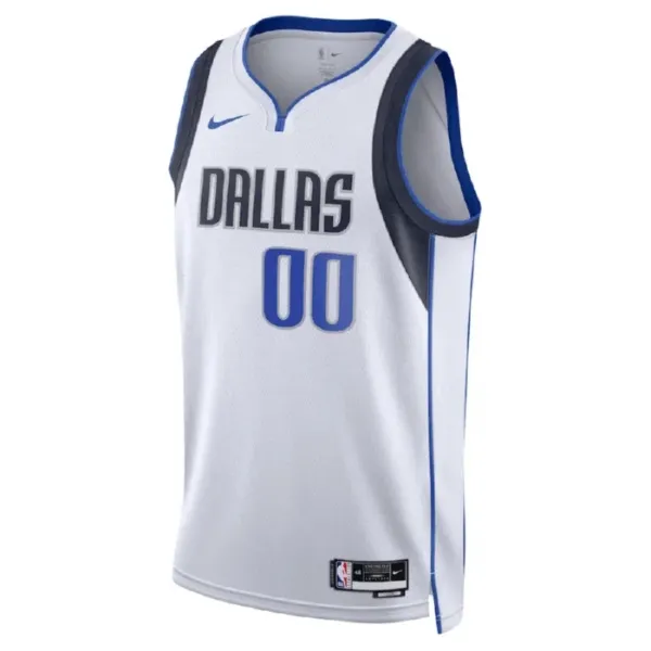 Nike Dallas Mavericks Personoitava Miesten Pelipaita Association Edition Swingman Valkoinen