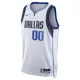 Nike Dallas Mavericks Personoitava Miesten Pelipaita Association Edition Swingman Valkoinen