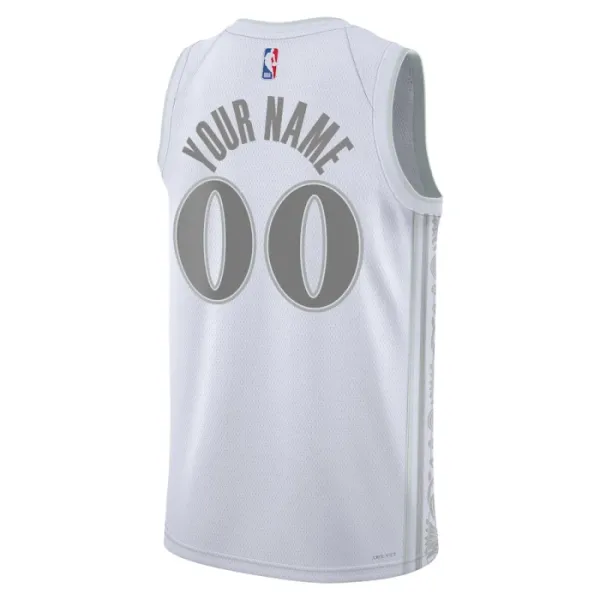 Nike Dallas Mavericks Personoitava Miesten Pelipaita City Edition 2024-25 Swingman Valkoinen