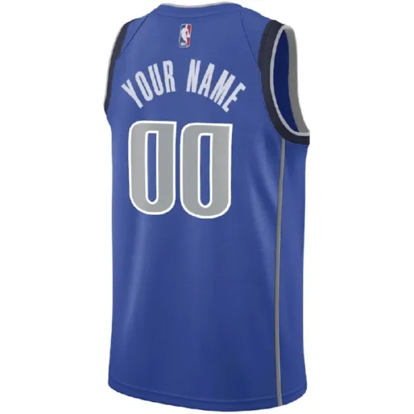 Nike Dallas Mavericks Personoitava Miesten Pelipaita Icon Edition Swingman Sininen