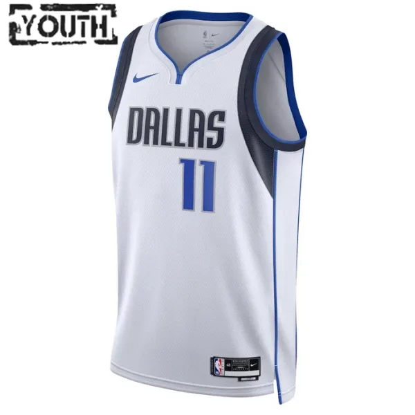 Nike Dallas Mavericks Tim Hardaway JR 11 Lasten Pelipaita Association Edition Swingman Valkoinen