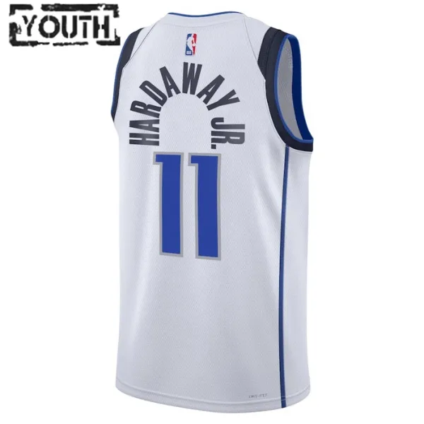 Nike Dallas Mavericks Tim Hardaway JR 11 Lasten Pelipaita Association Edition Swingman Valkoinen