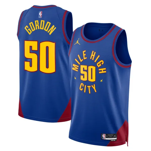 Denver Nuggets Jordan Aaron Gordon 50 Miesten Pelipaita Statement Edition Swingman Sininen Denver Nuggets Jordan Aaron Gordon 50 Miesten Pelipaita Statement Edition Swingman Sininen