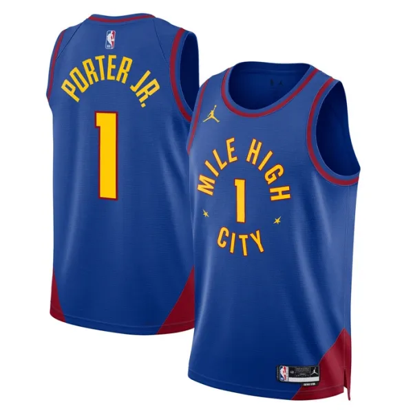 Denver Nuggets Jordan Michael Porter JR 1 Miesten Pelipaita Statement Edition Swingman Sininen Denver Nuggets Jordan Michael Porter JR 1 Miesten Pelipaita Statement Edition Swingman Sininen