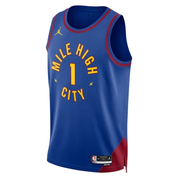 Denver Nuggets Jordan Michael Porter JR 1 Miesten Pelipaita Statement Edition Swingman Sininen