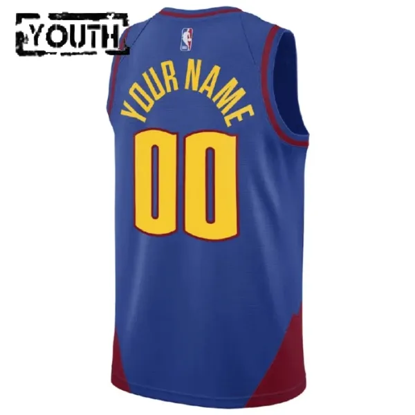 Denver Nuggets Jordan Personoitava Lasten Pelipaita Statement Edition Swingman Sininen
